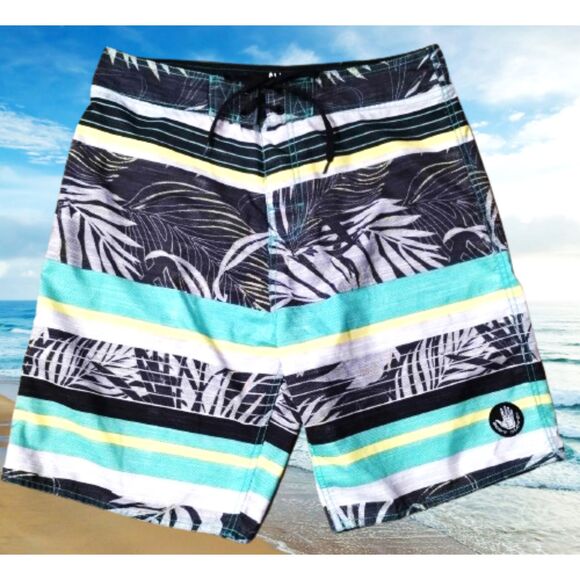 Body Glove Board Swim Shorts Men's Colorful Palm Print Size 32 - Picture 2 of 8